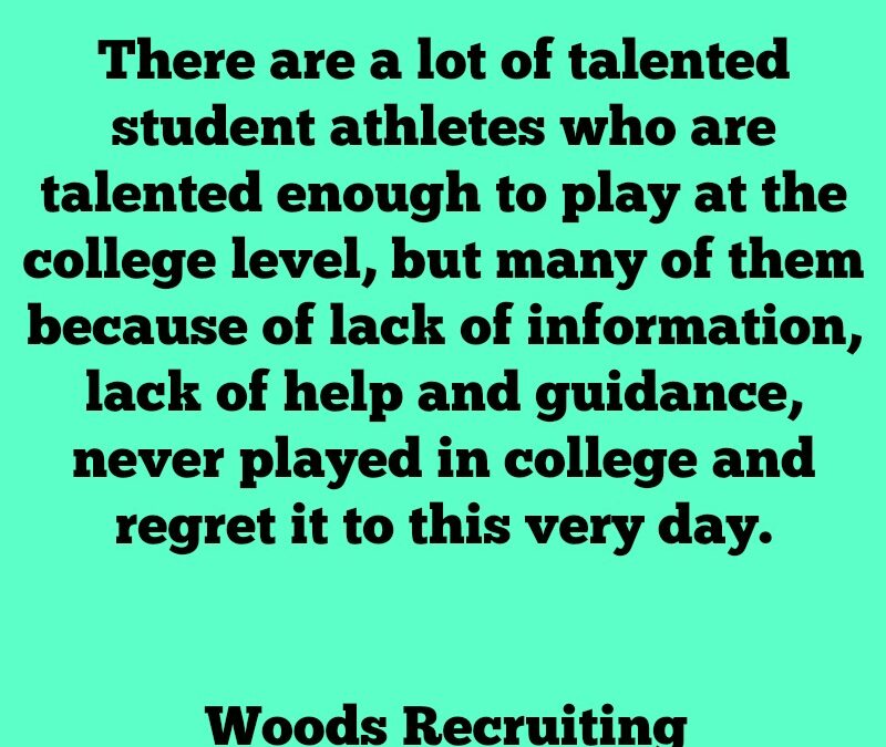 Woods Recruiting College Recruiting Help