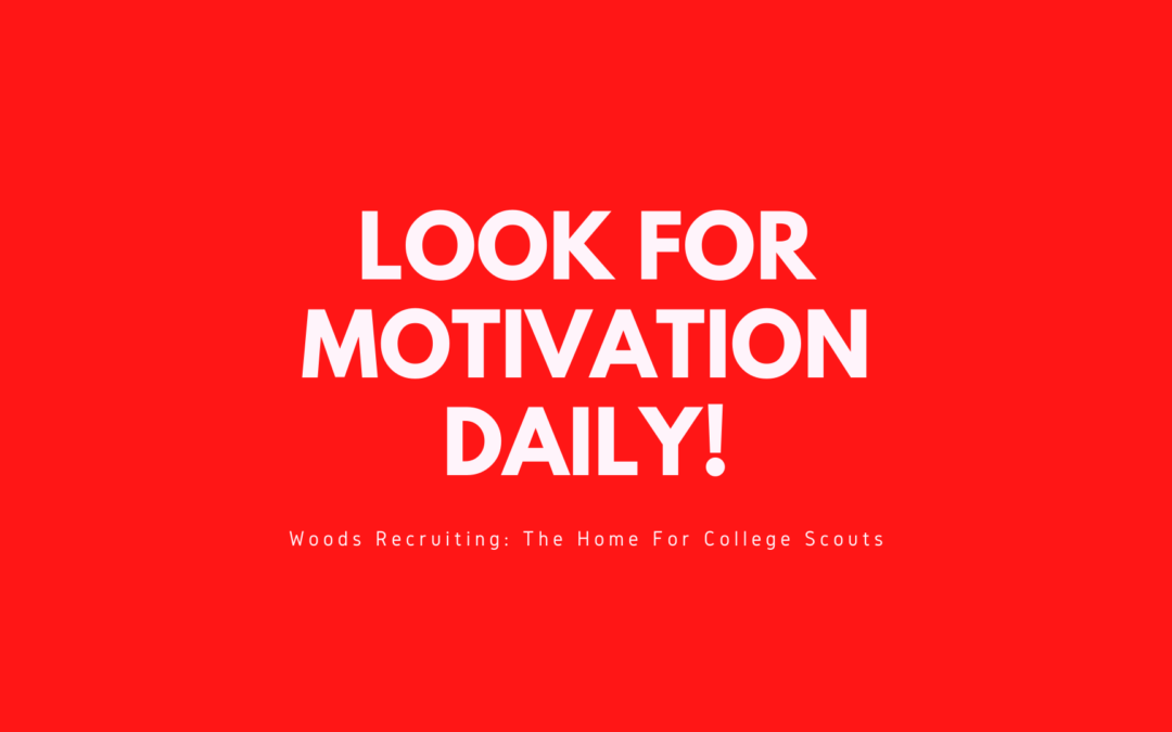 Look for motivation daily