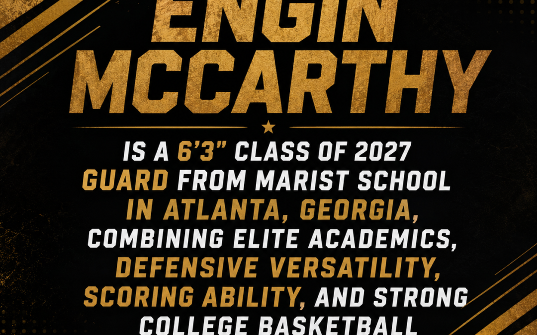 Engin McCarthy is a 6’3