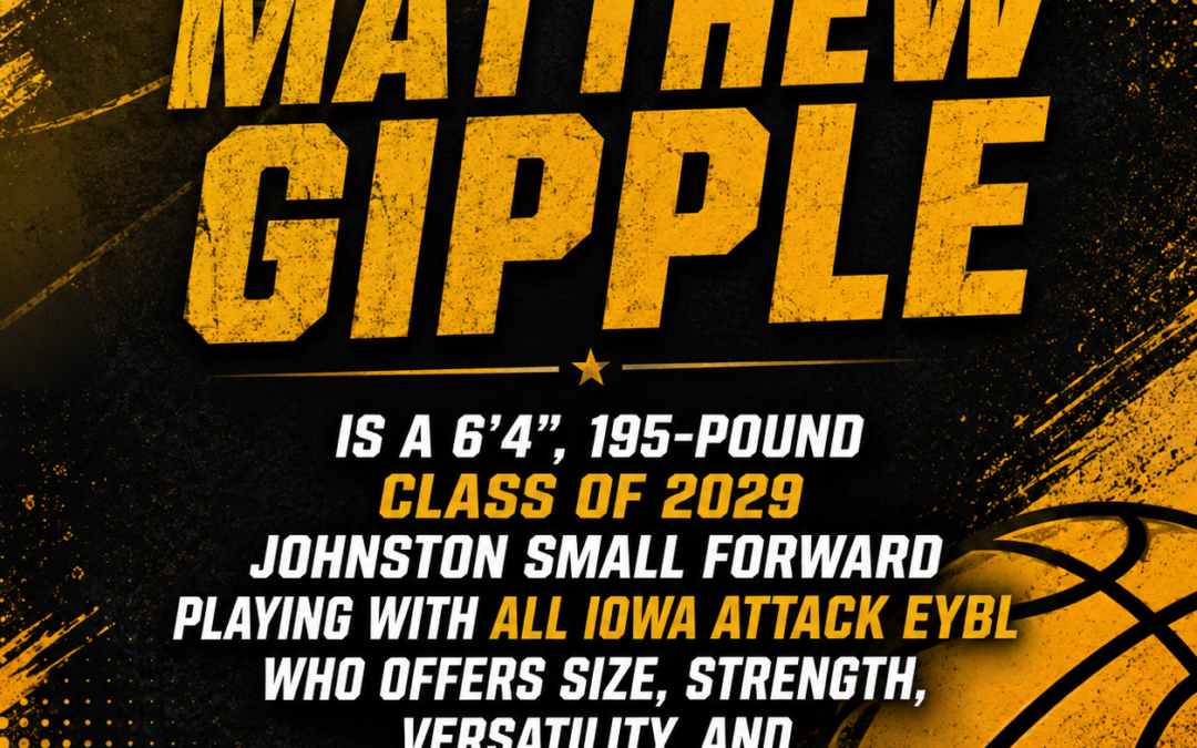 Matthew Gipple is a 6’4