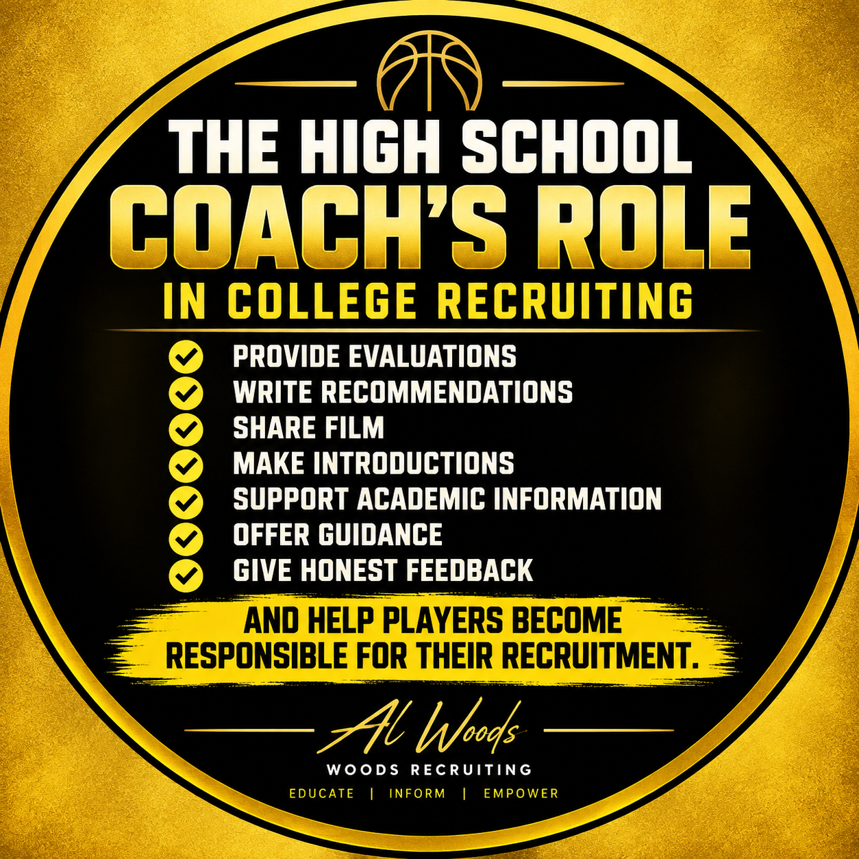 The High School Coach’s Role In College Recruiting